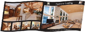 Cheapest and Fastest Landscape Property Brochure (8.5 x 22) Printed on Heavy Card Stock - Vancouver Real Estate Printing Specialist